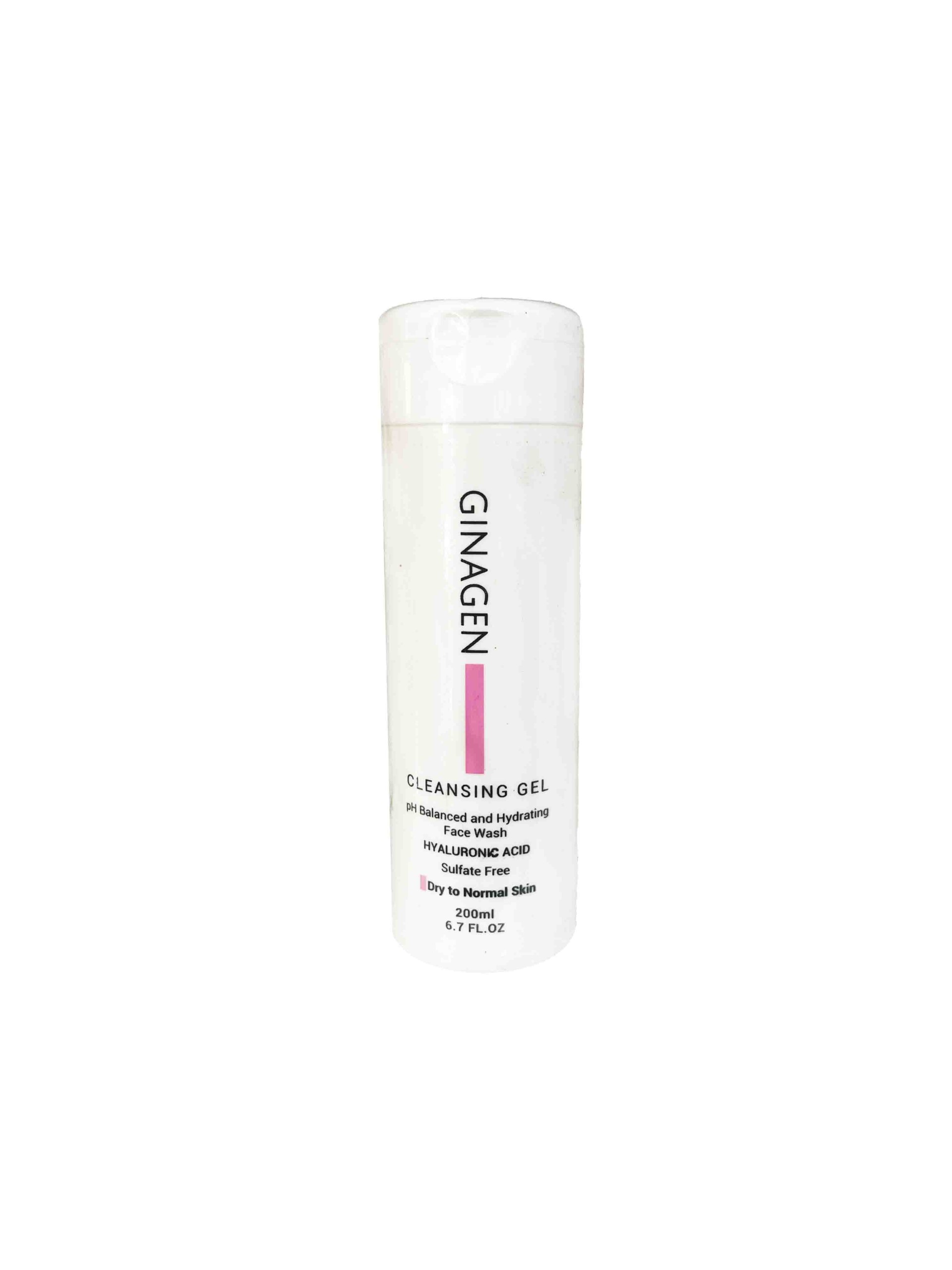 ژل شستشو ژیناژن خشک و نرمال ژل شستشوی صورت ژیناژن مناسب پوست خشک و نرمال