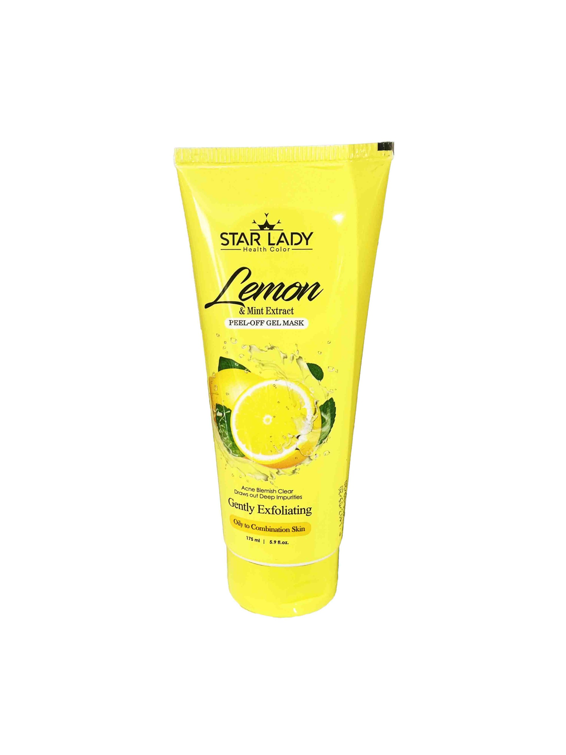 ژل ماسک استار لیدی لیمو ماسک پیل آف استار لیدی با عصاره لیمو